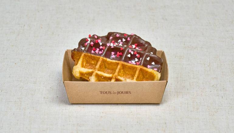 Chocolate Dipped Waffle