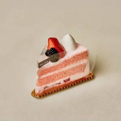 Strawberry Cream Cake Piece