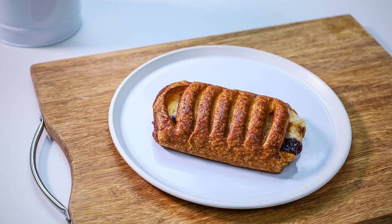 Sweet Cheese and Blueberry Danish