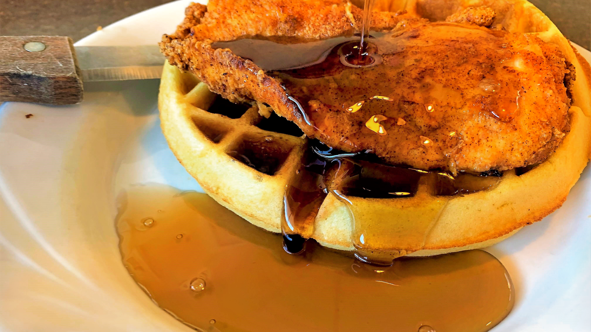 Almost Famous Chicken and Waffle