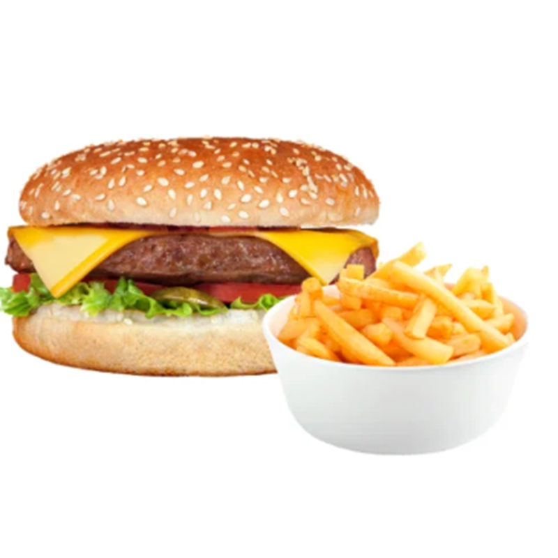 Hamburguesa con Papas