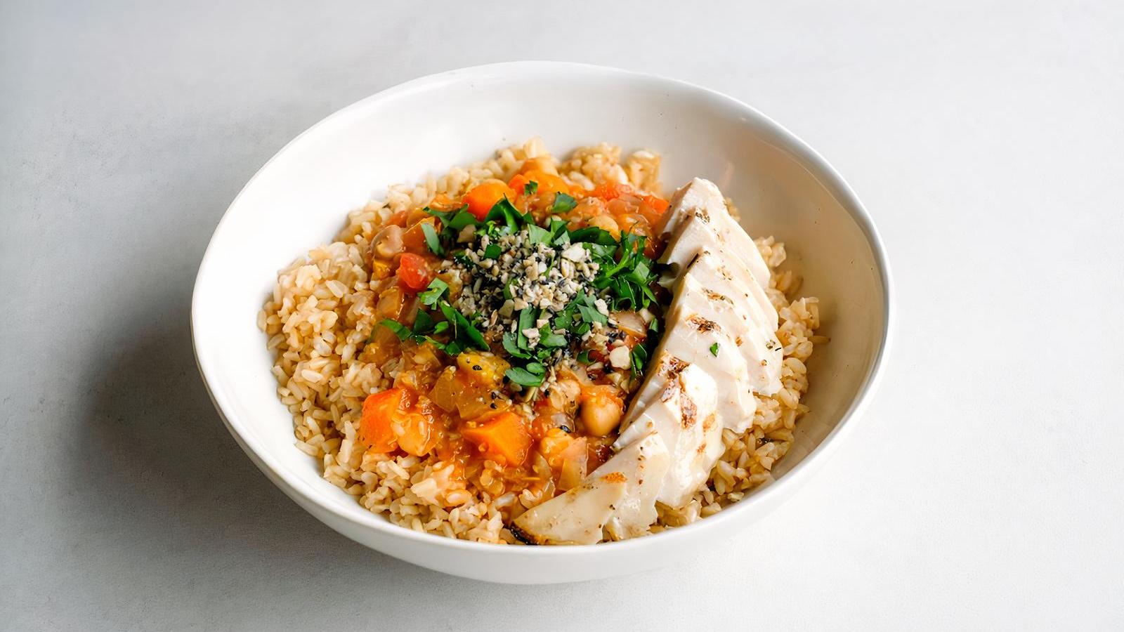MOROCCAN CHICKPEA HOT BOWL