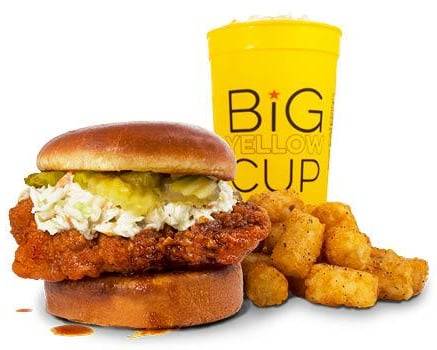 Hot Chicken Sandwich Combo