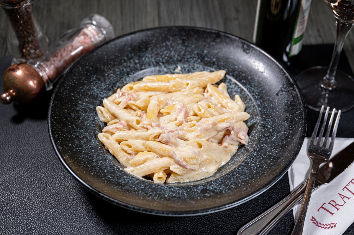 Penne carbonara