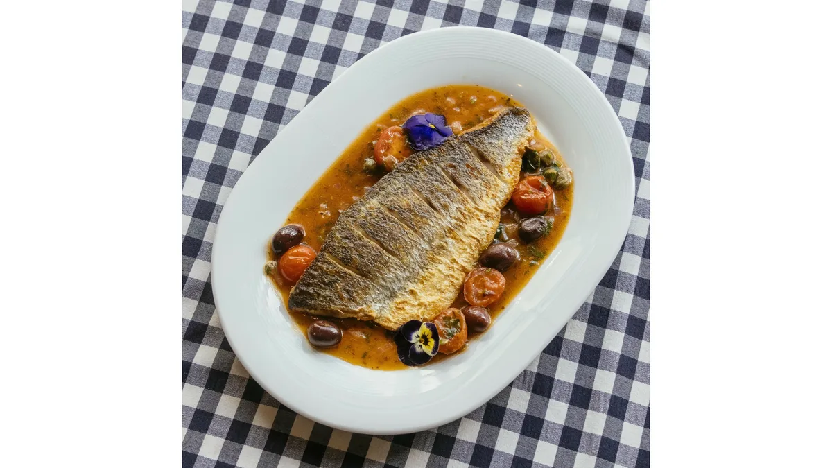 Filetto di Branzino alla Mediteranea