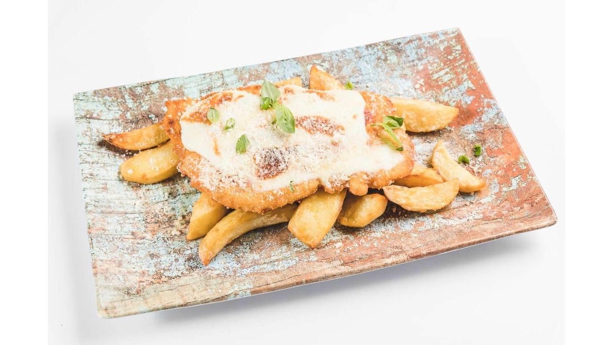 Milanese Alla Monza/Cotlet de porc gratinat