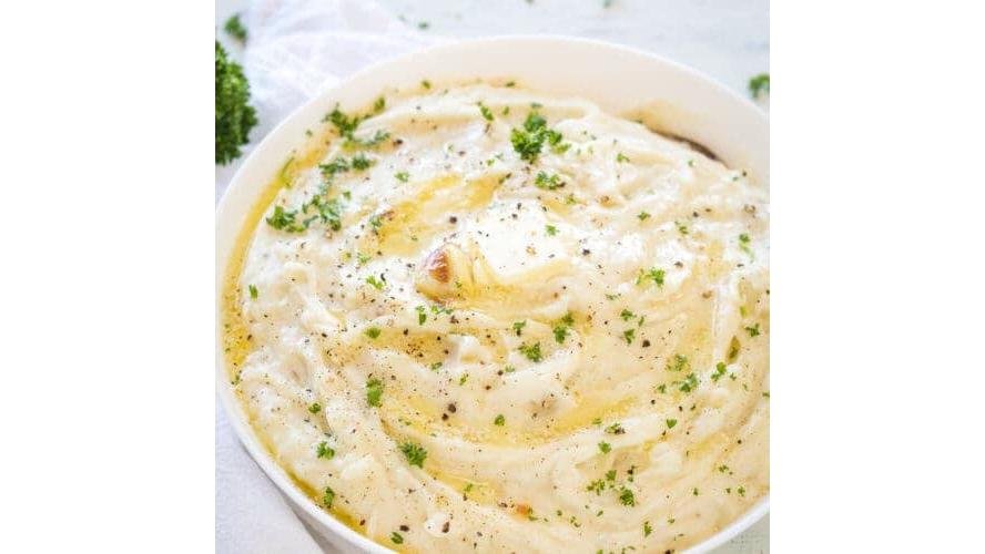 Pure` de Patate con Chimbrisor e Aglio/Piure de cartofi cu cimbrisor si usturoi