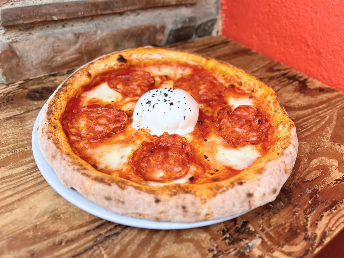 Pizza Burrata e Ventricina