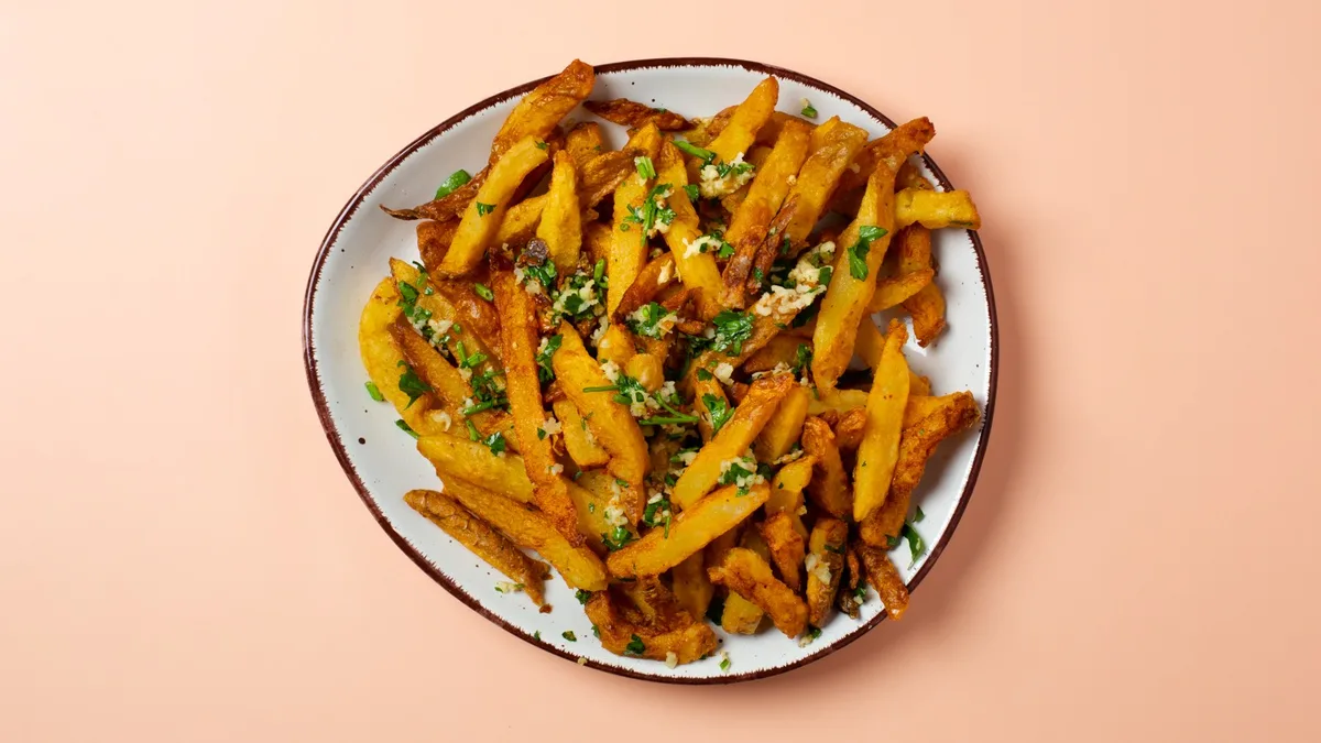 Knoblauch Pommes