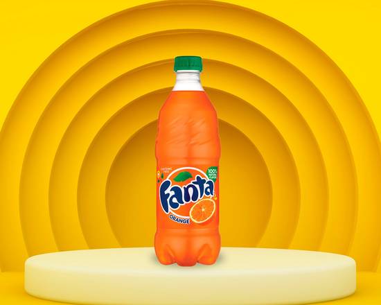 Orange Fanta (bottle)