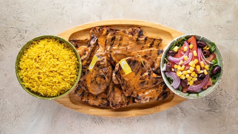 Lamb Chop Platter - 6 Lamb Chops + 2 Large Sides