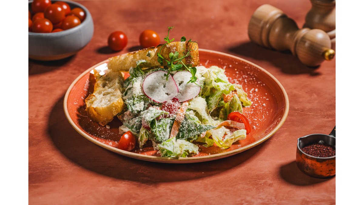 Crispy Caesar salad