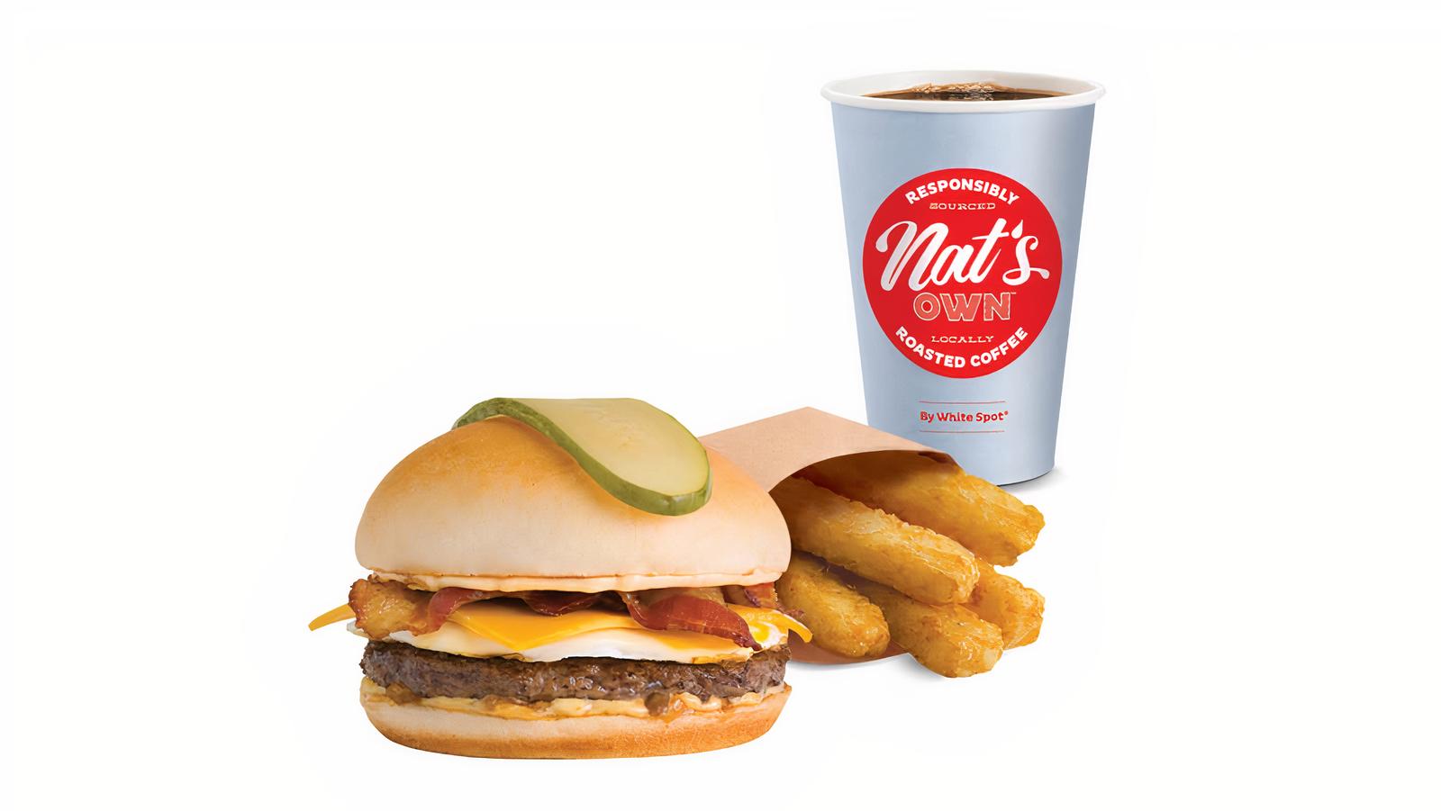 Breakfast Burger Combo