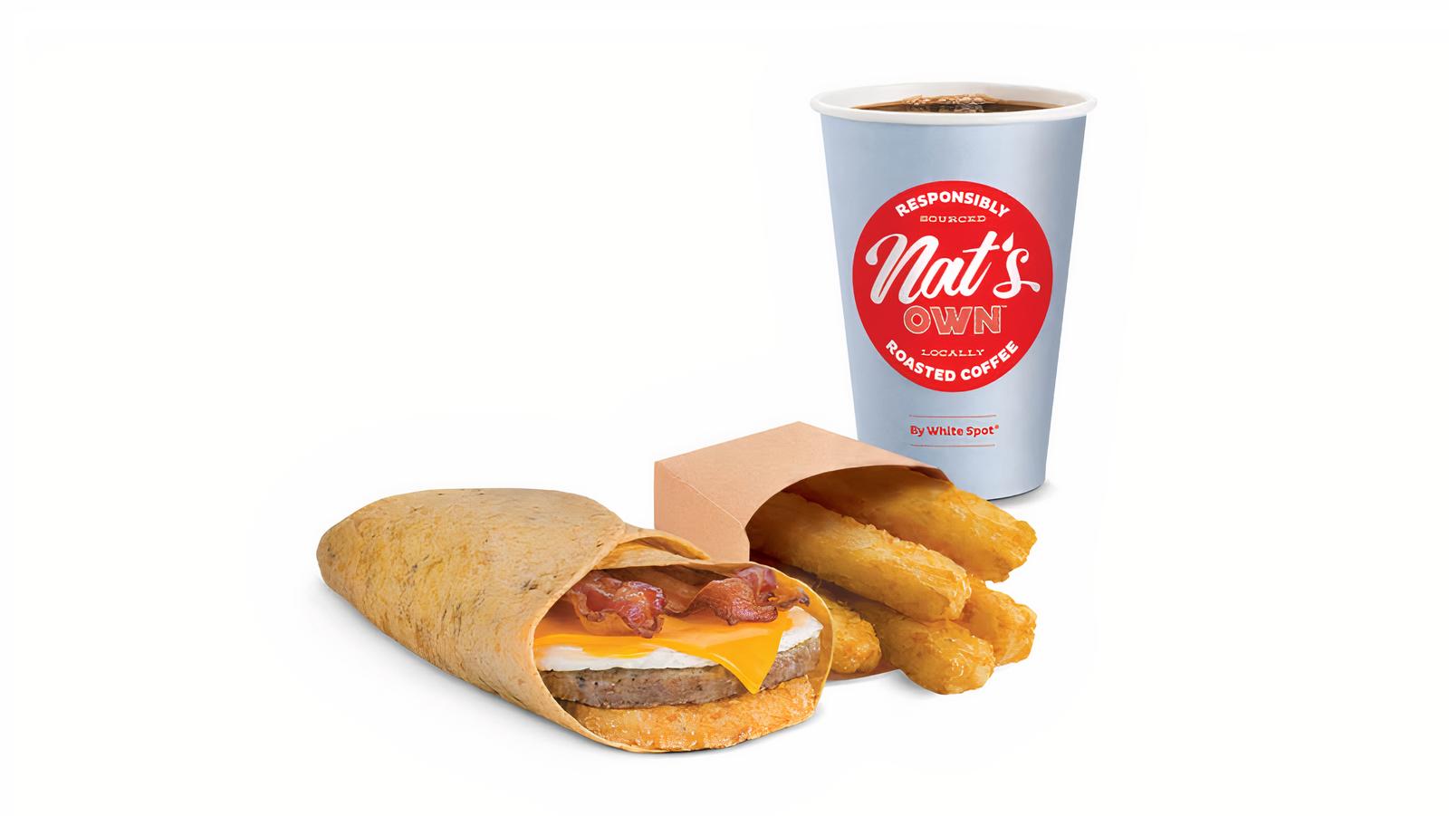 Breakfast Wrap Combo