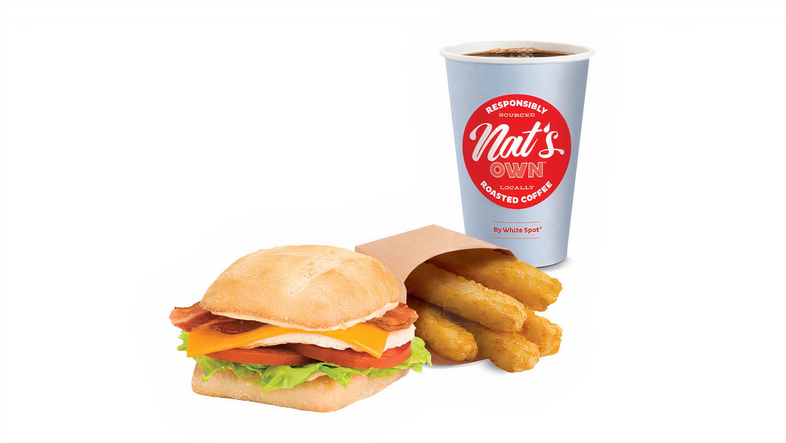 Egg B.L.T. Ciabatta Combo