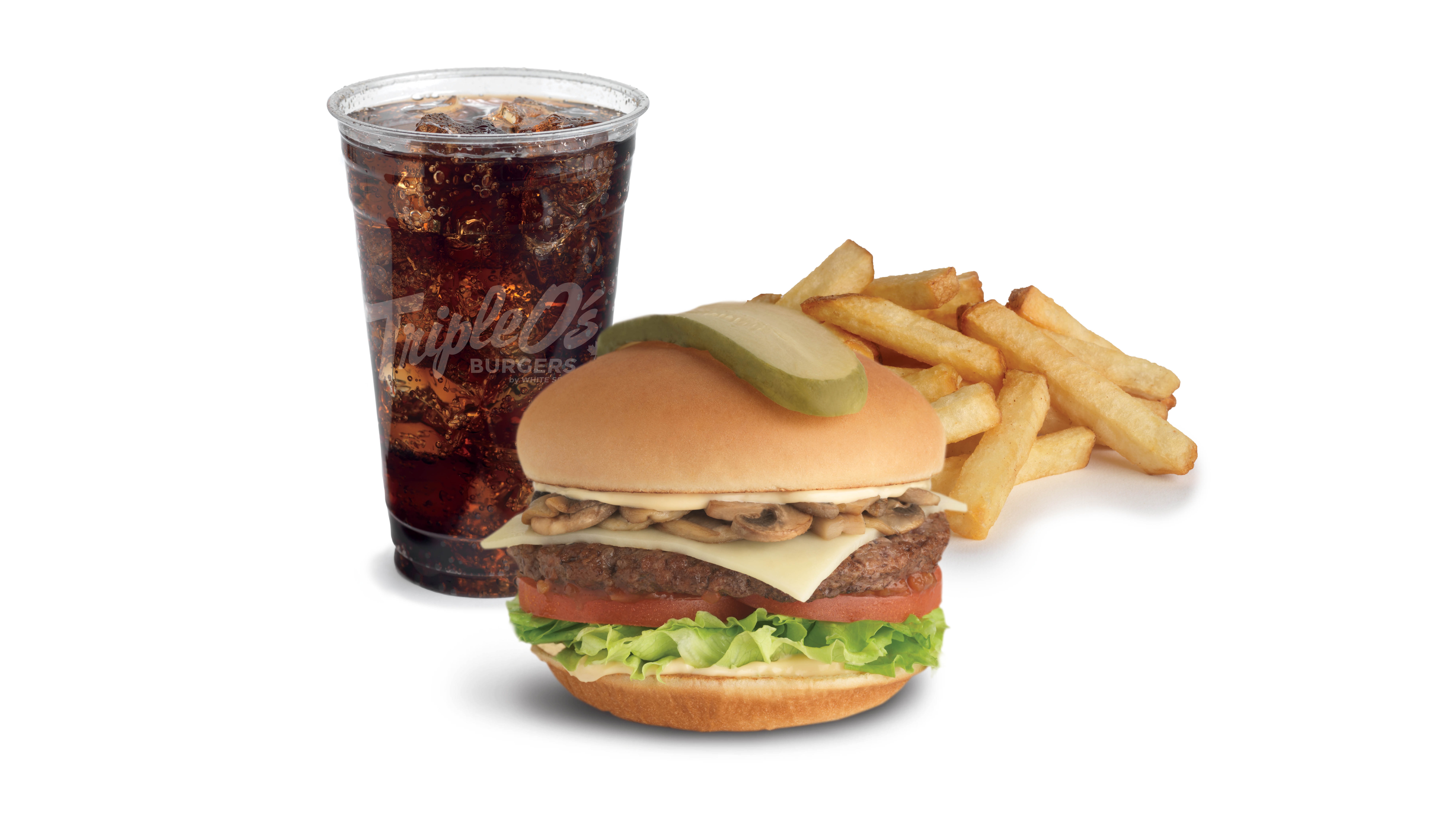 Monty Mushroom Burger Combo
