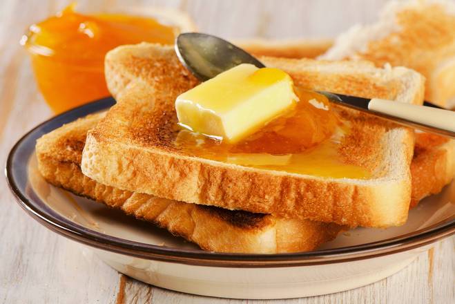Toast Bread with butter ( 2 Slices)