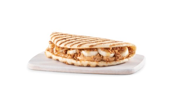 Peanut Butter Banana Crunch Flatbread