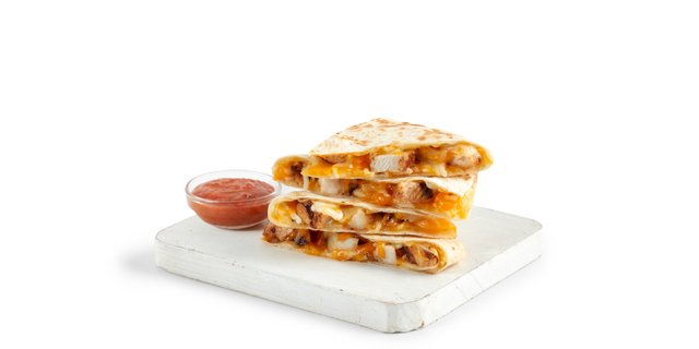 Three Cheese Chicken 'Dilla