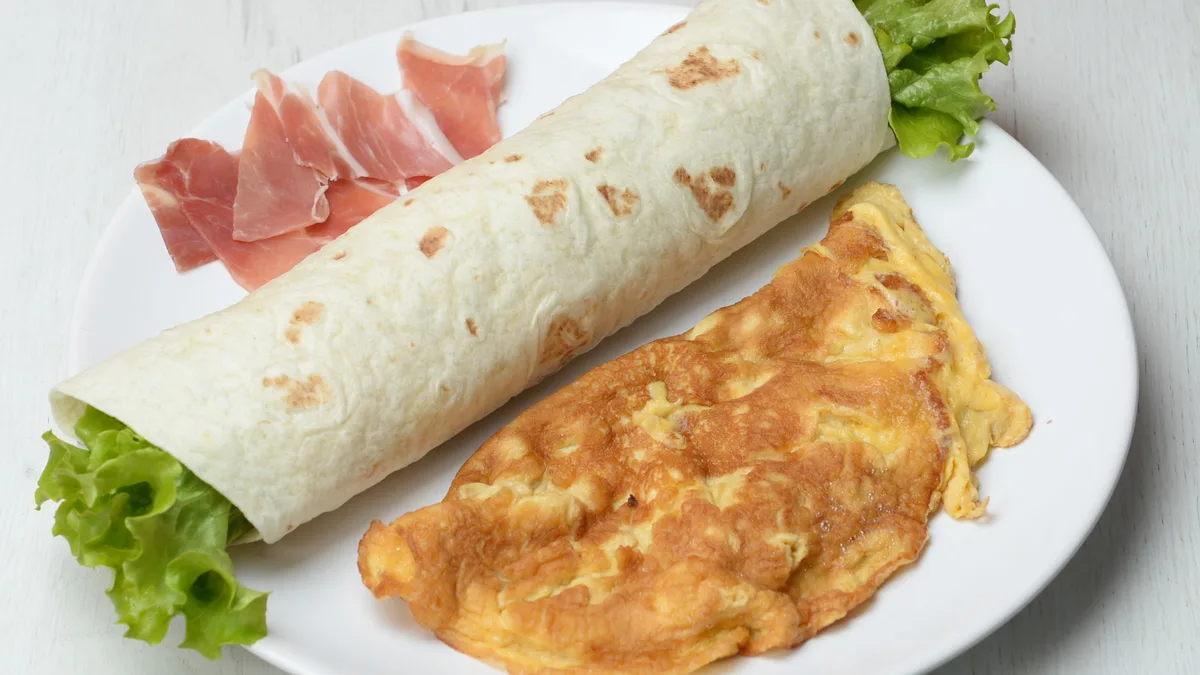 Omlet Pršut