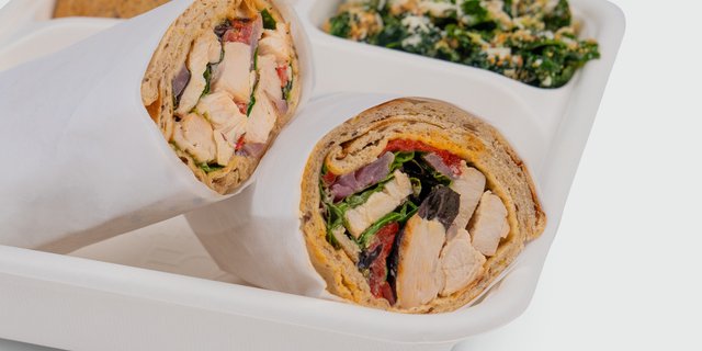 Chicken Ranch Wrap Bento Boxed Lunch