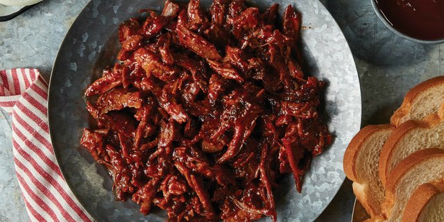 Chopped and Sauced Brisket