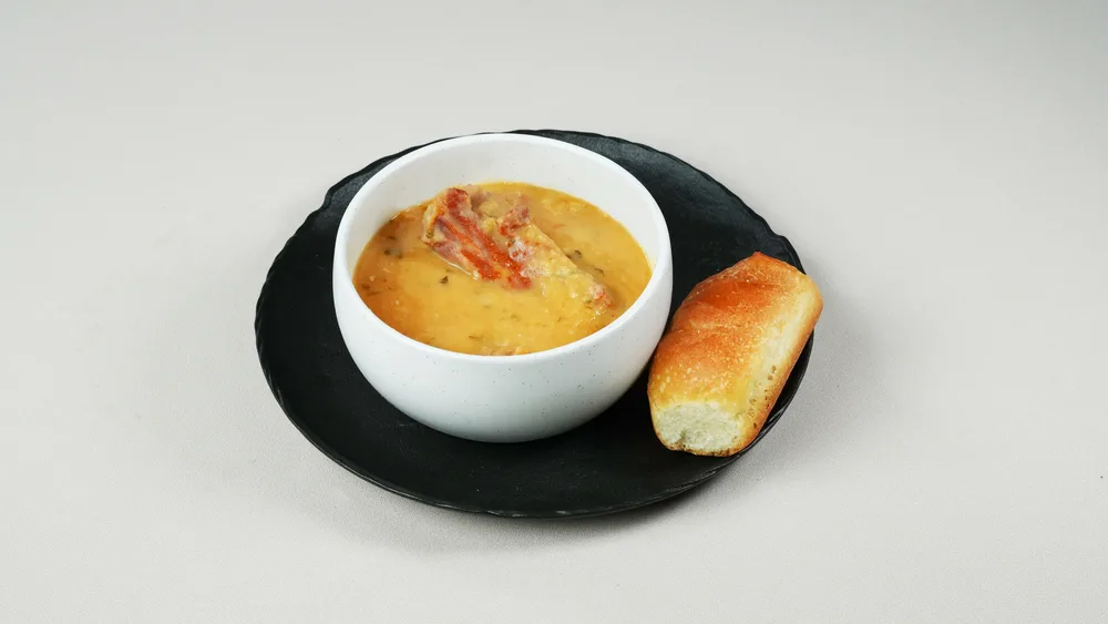 Chikpea Soup with Smoked Rib + Bread