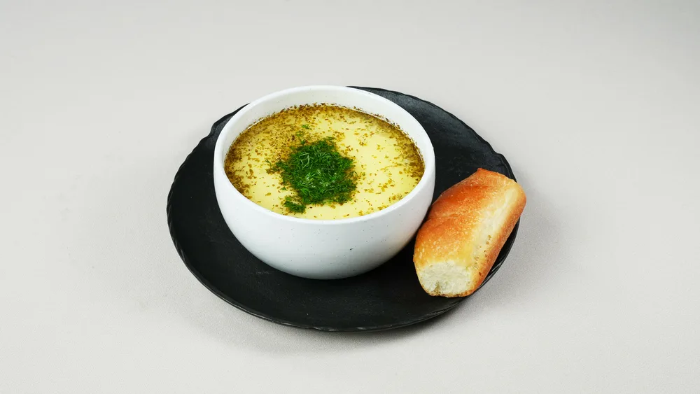 Matsoni soup + bread