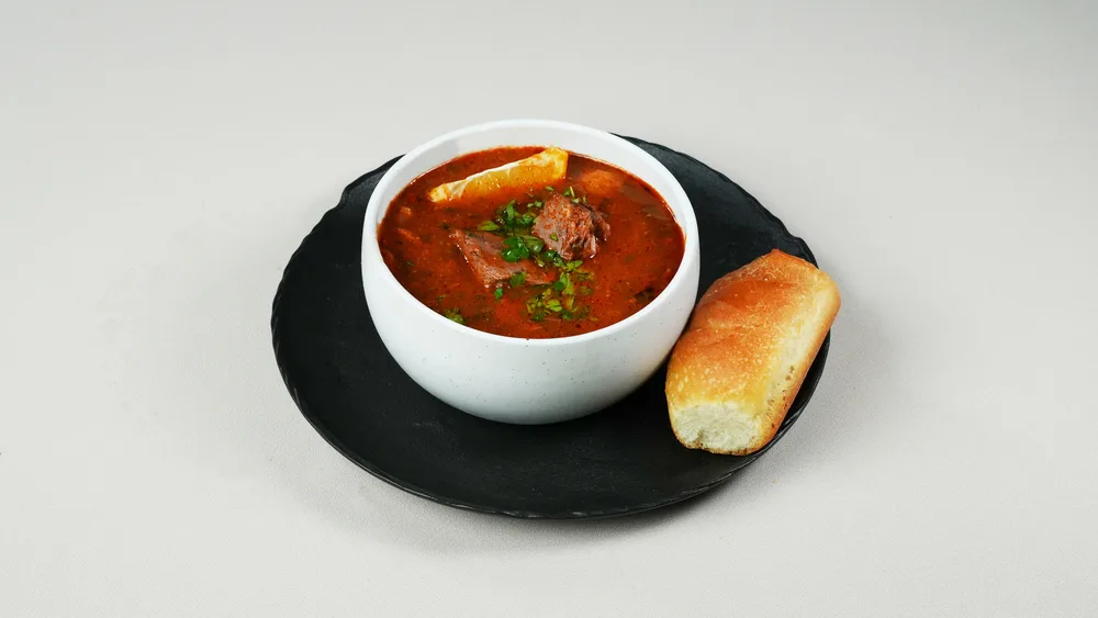 Mixed meat Salyanka + Bread