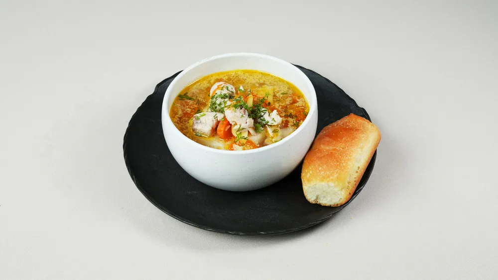 Ukha Salmon Soup + Bread