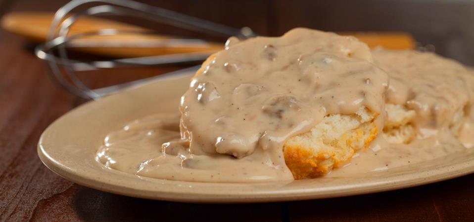 Sausage Gravy Platter 1 Biscuit