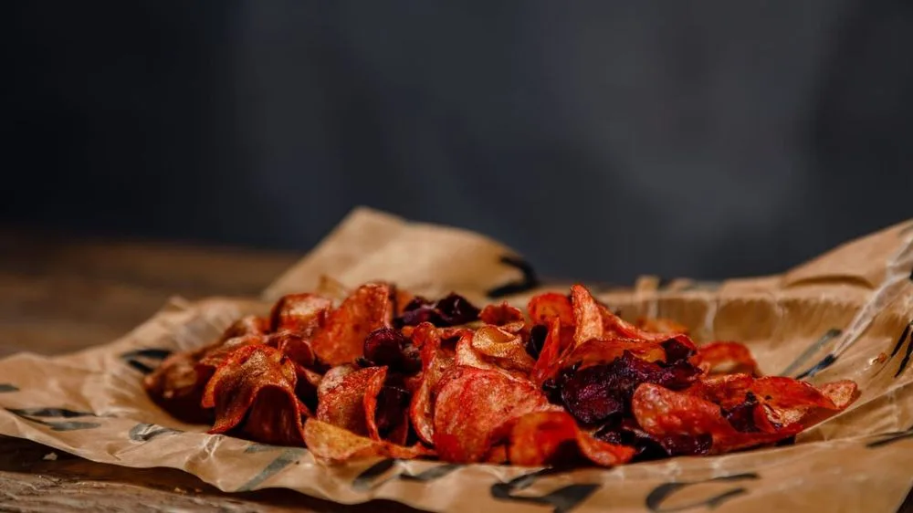 Rotfruktchips