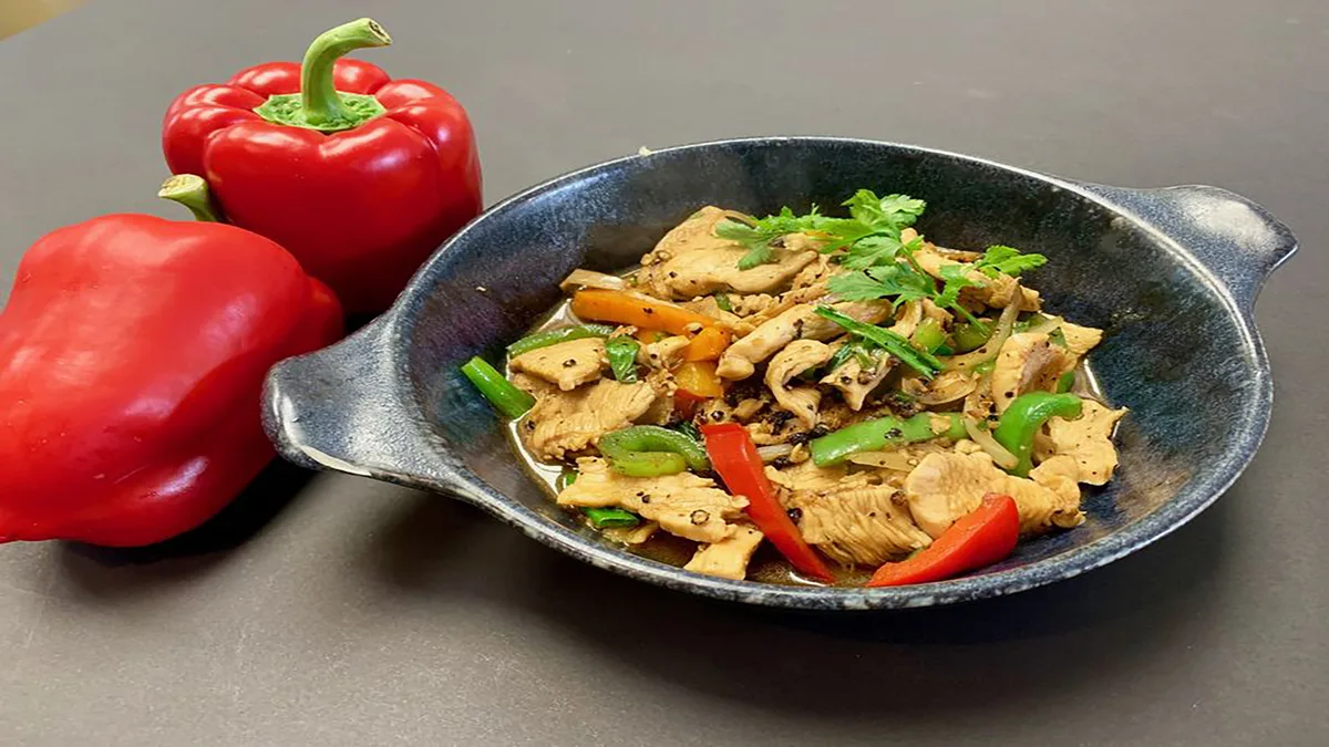 Black Pepper Chicken