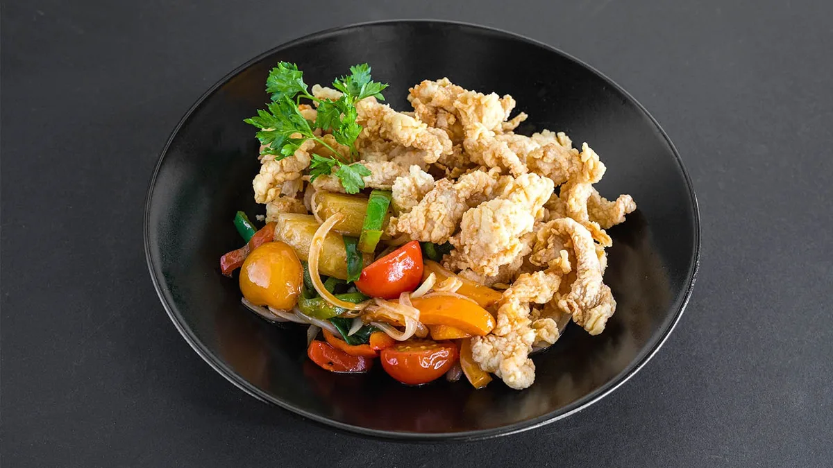 Thai Sweet n Sour Stir Fry (Pad Priew Wan)