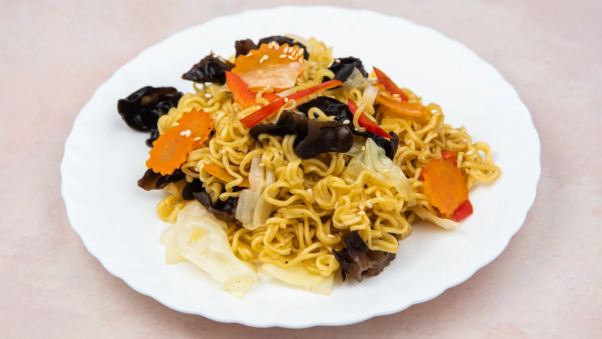 Przene nudles sa tofu