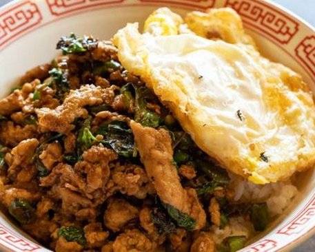 Chili Holy Basil (over rice)