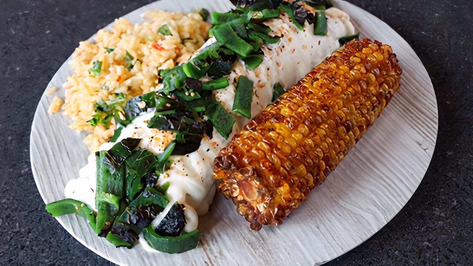 Chicken Poblano Burrito