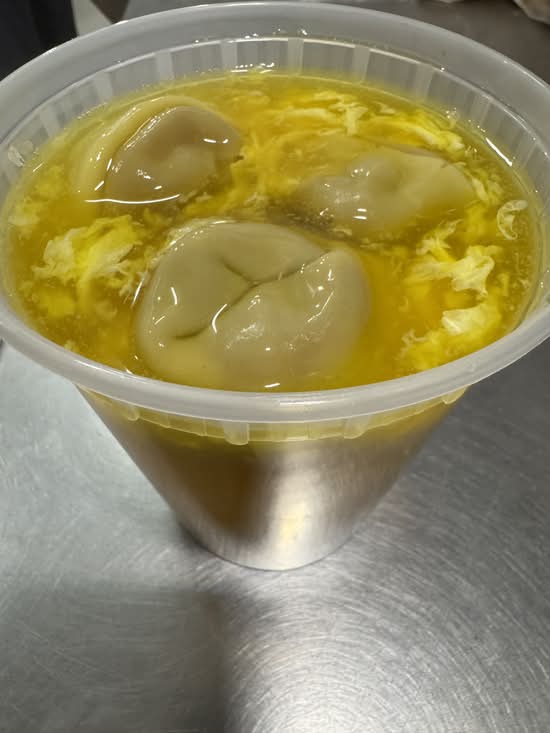 4. Wonton Egg Drops  (Large) 云吞蛋花汤大