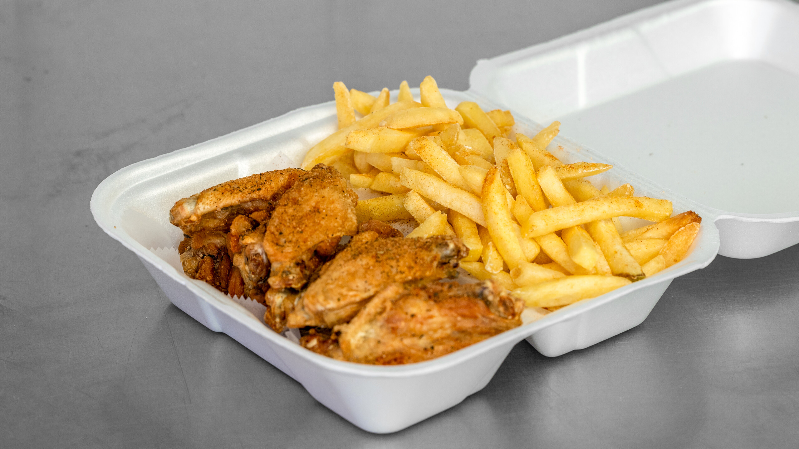 6. Wings and Fries