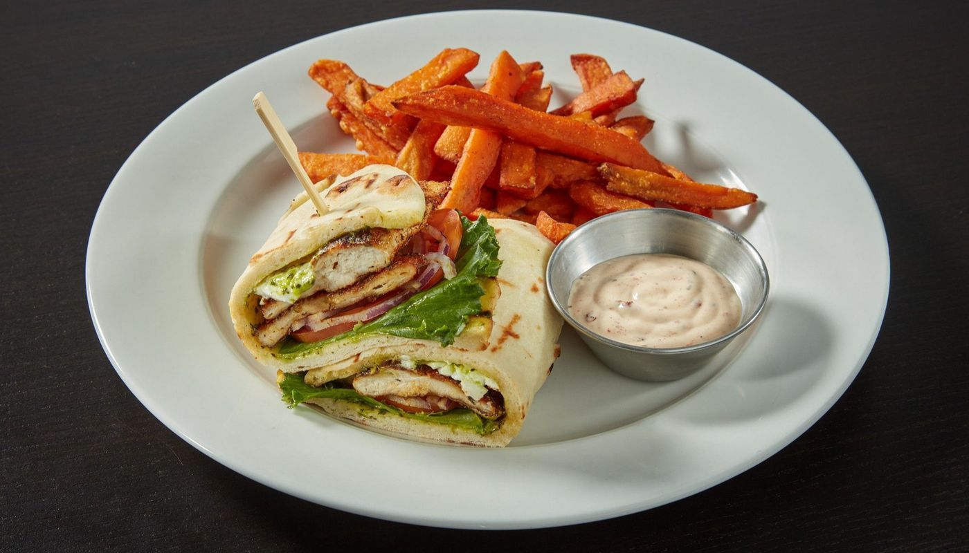 Blackened Chicken on Naan