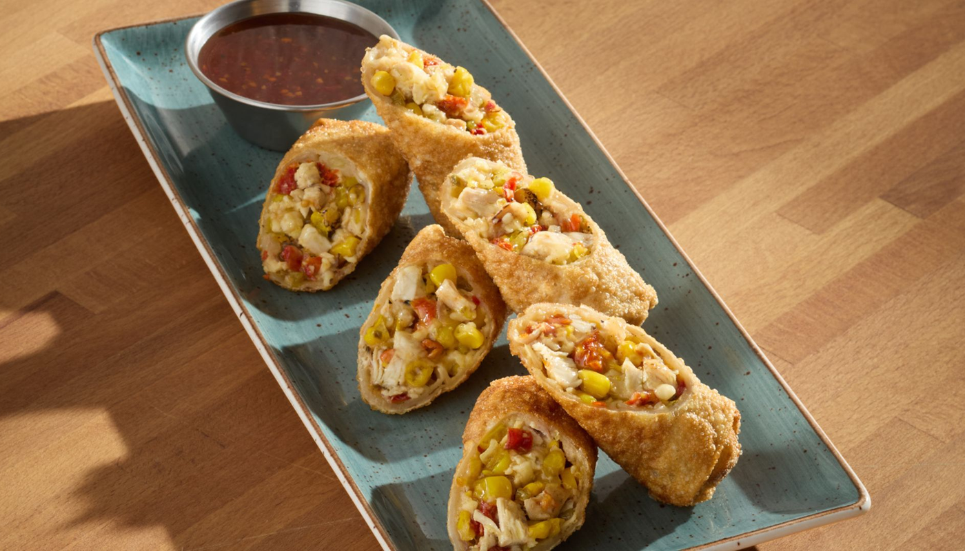 Roasted Garlic Chicken Rolls