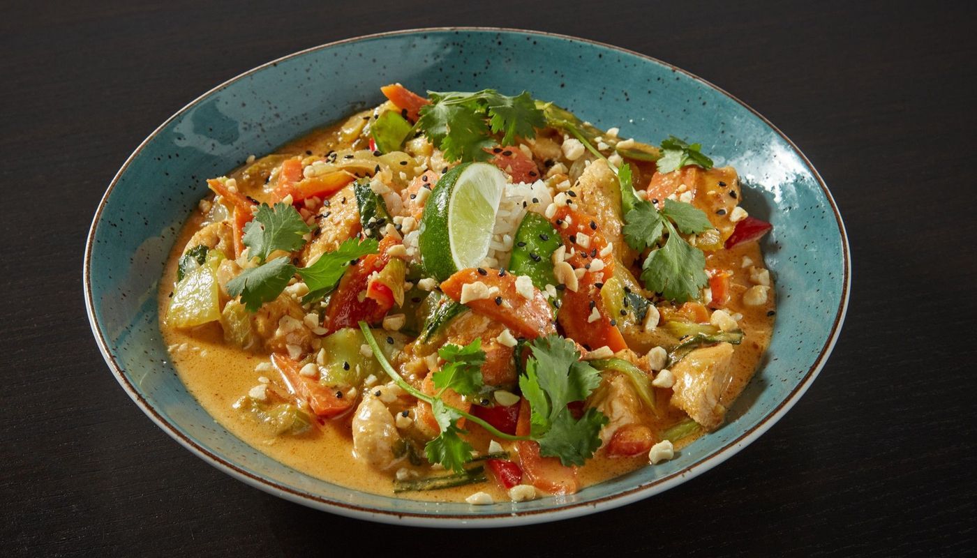 Yellow Coconut Curry Bowl Chicken