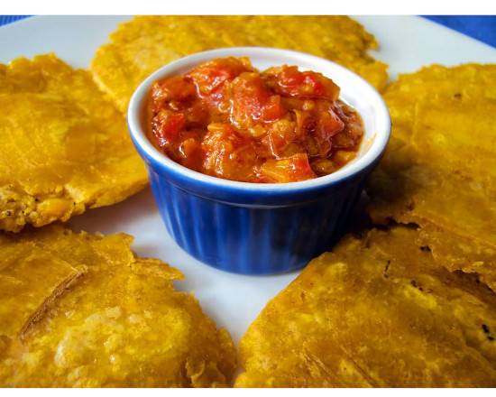 Fried Platains with Hogao