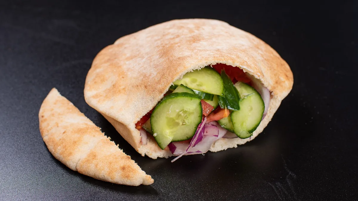 Gyros pita csirkéből