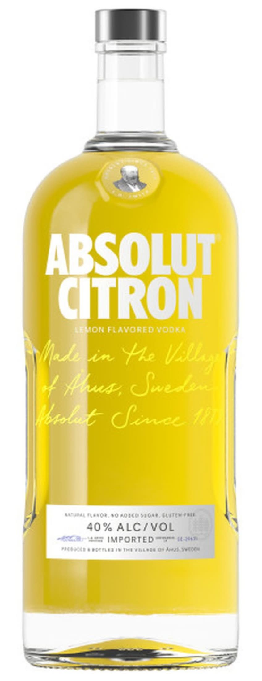 Absolut Citron Imported Vodka, Lemon (1.75 L)