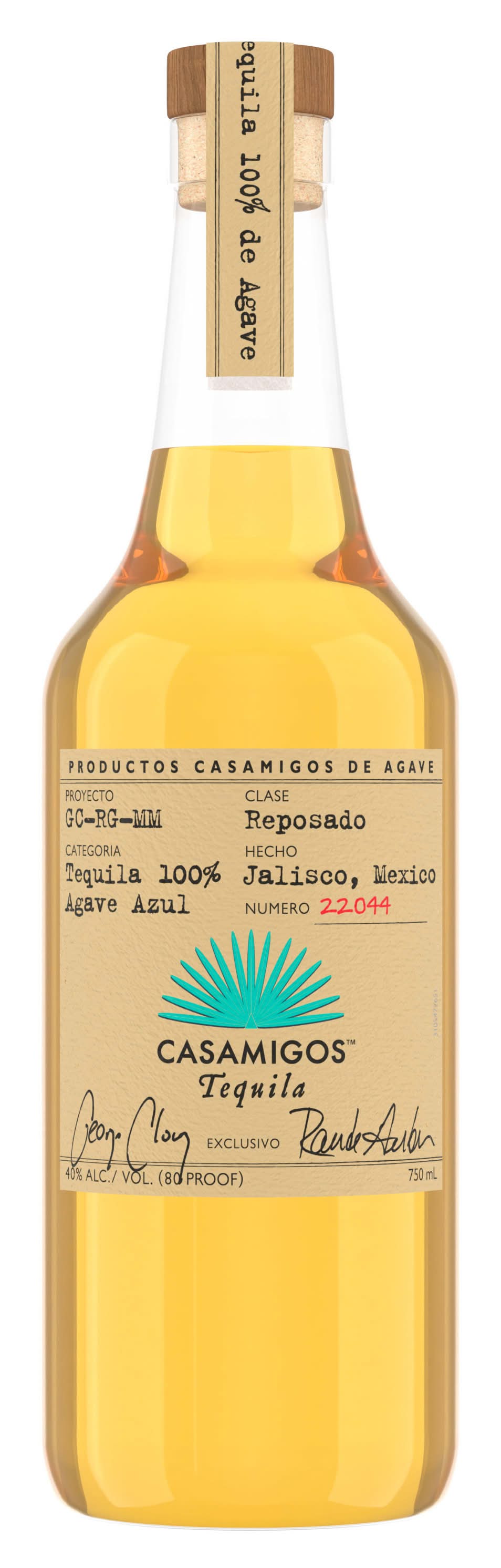 Casamigos Gluten Free Agave Azul Reposado Tequila (750 ml)