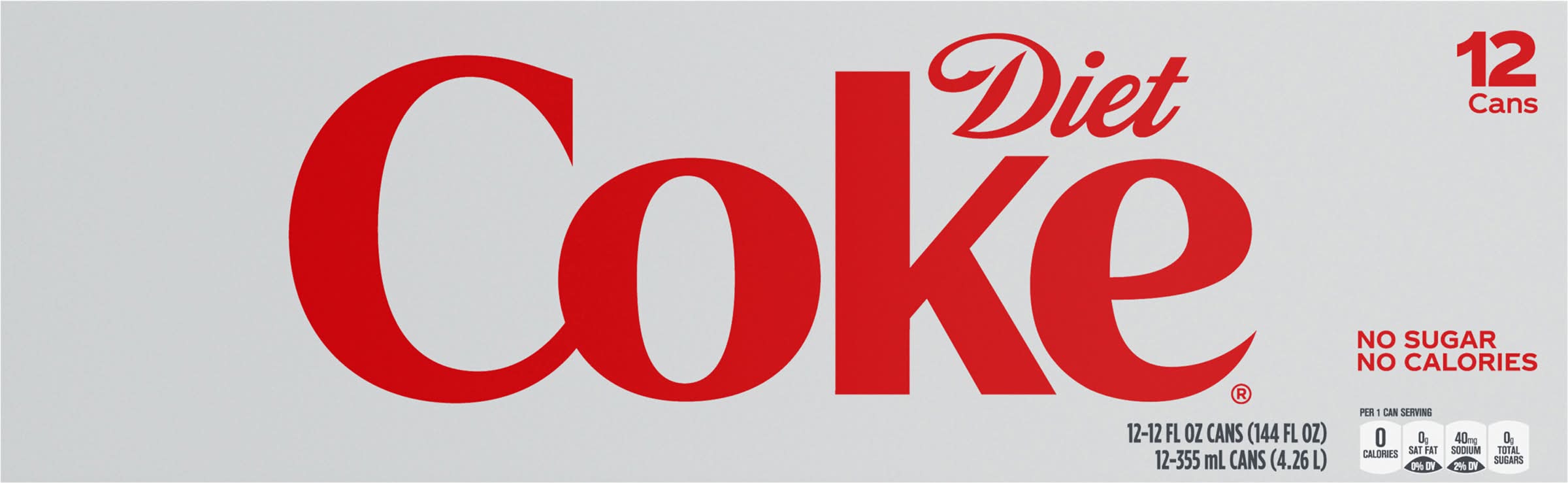 Diet Coke Soda Drinks (12 x 12 fl oz)