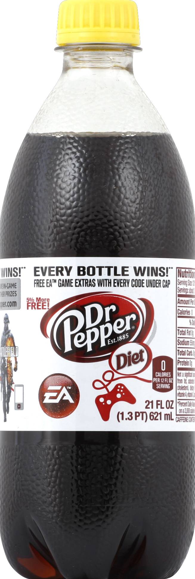 Dr Pepper Diet Soda (21 fl oz)