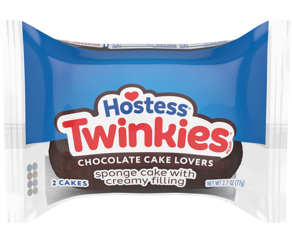 Hostess Twinkies Chocolate Lovers Sponge Cake (2.7 oz, 2 ct)