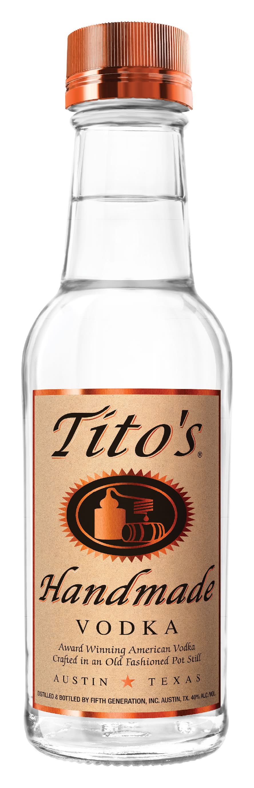 Tito's Gluten Free Handmade Vodka (200 ml)